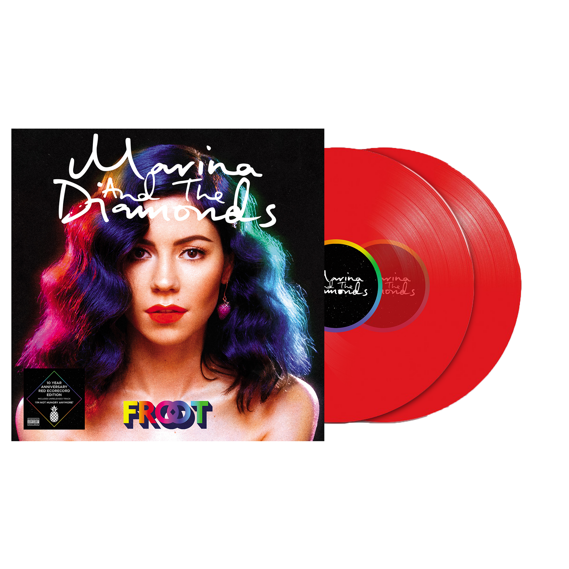Marina Froot red anniversary vinyl