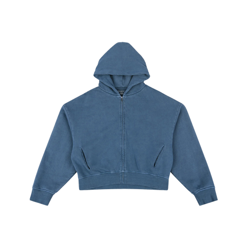 Blue Zip Up Hoodie