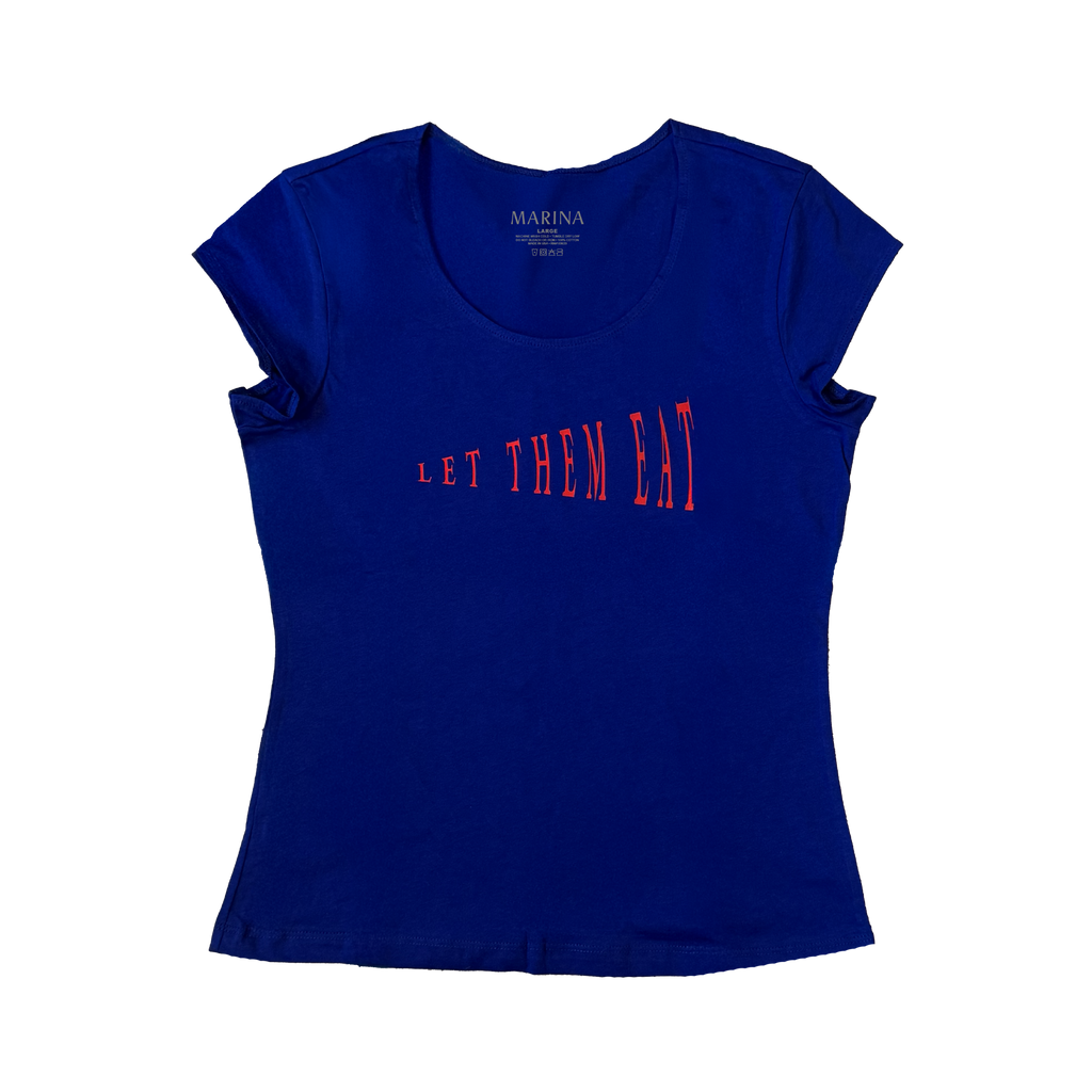 Let Them Eat Cap Sleeve Tee