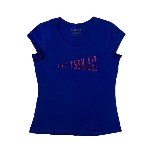 Let Them Eat Cap Sleeve Tee