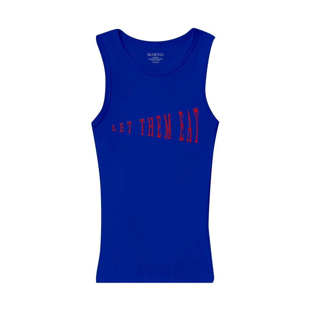 Let Them Eat Blue Tank Top
