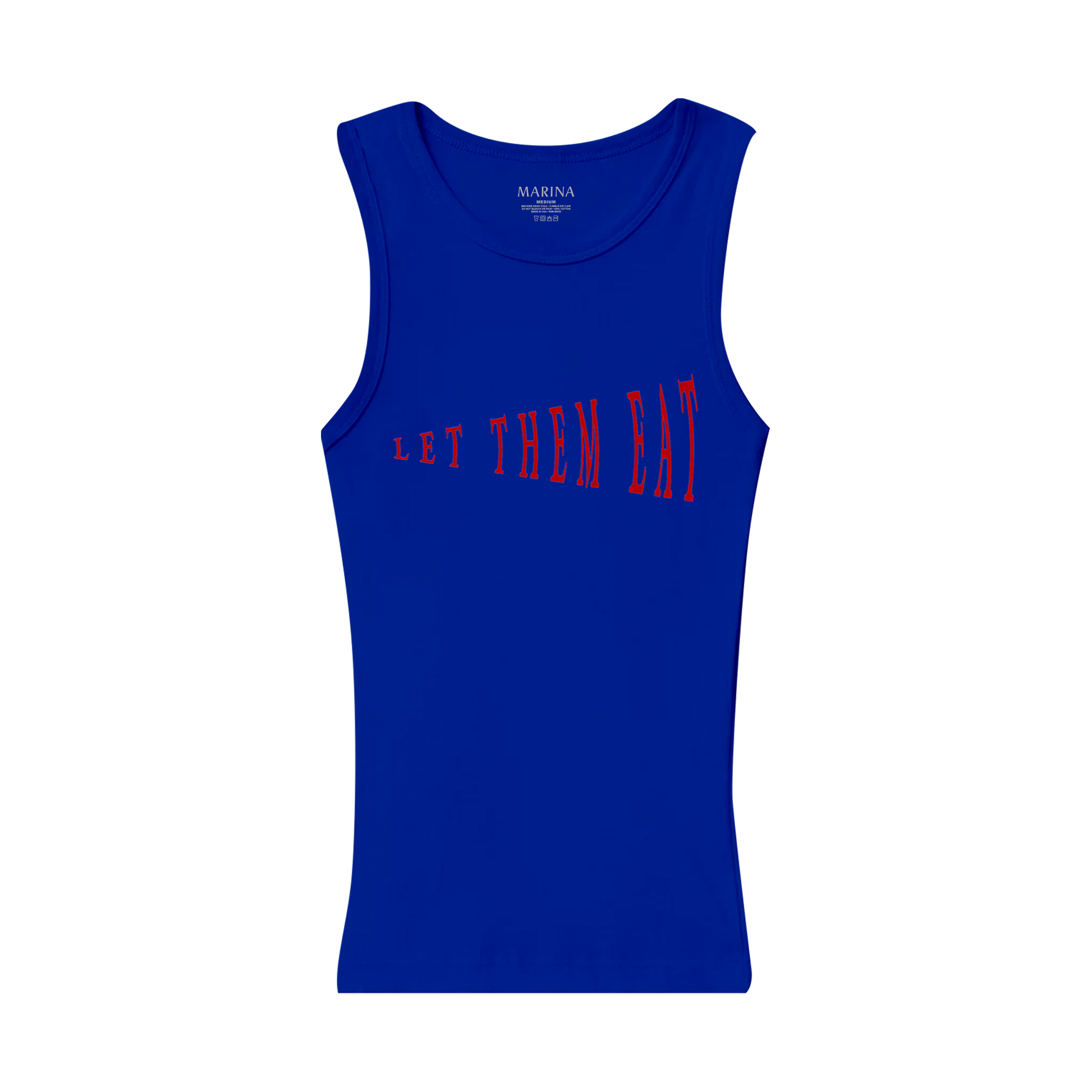 Let Them Eat Blue Tank Top